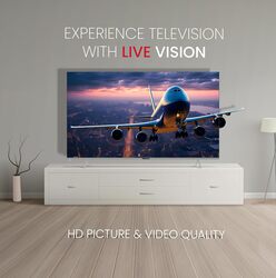 Nobel 75 Inch Diamond UHD VIDAA 4K Smart TV with VIDAA Voice Dolby Vision Bluetooth & WiFi UHD75VID Silver 2024 Model One Year Warranty